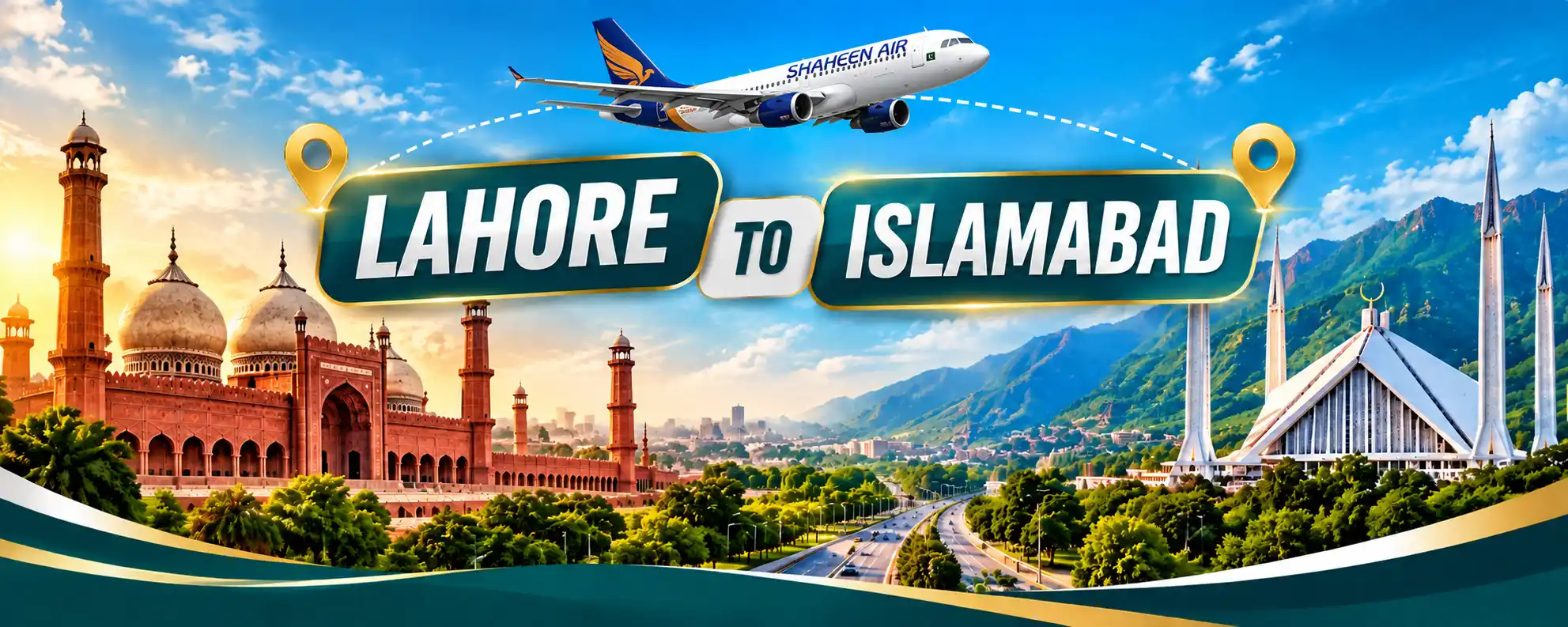 Islamabad · visit family, direct flights