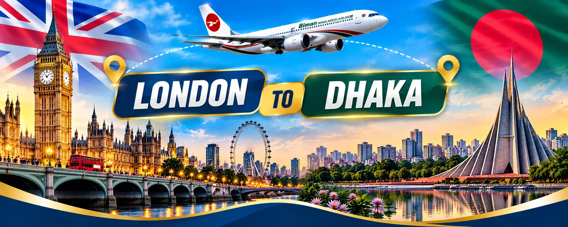 Dhaka · visit family, seasonal fares